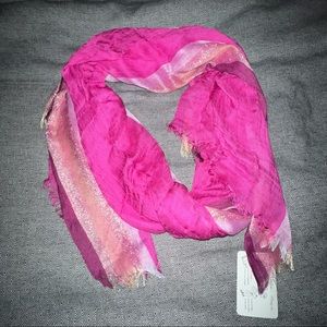 NEW shimmery pink scarf
